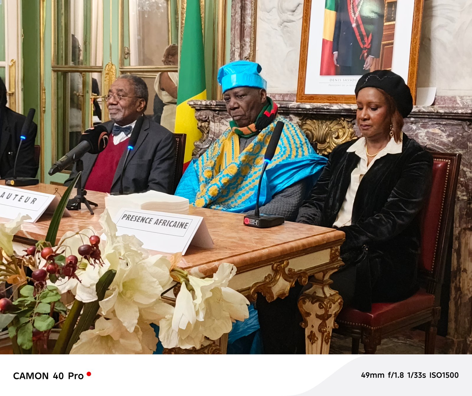 Littérature : Théophile Obenga présente "Reconstruction du Nilo-Atlantique" son livre qui vient de paraître